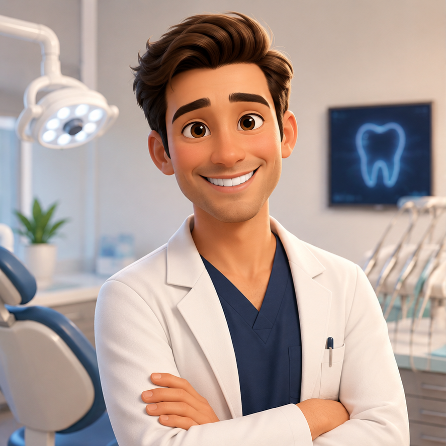 Stock portrait — Dr. Pushkar Shejwalkar at the clinic